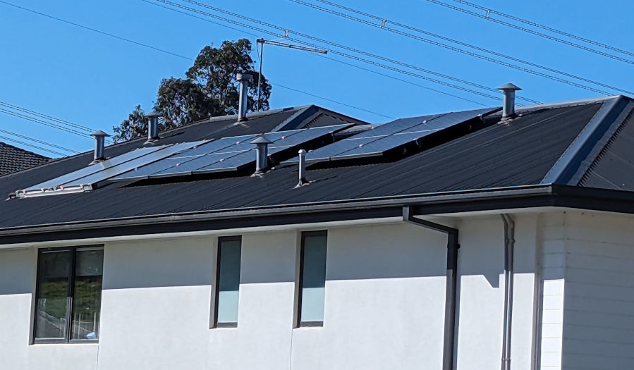 Roof vents interfering with solar panel layout