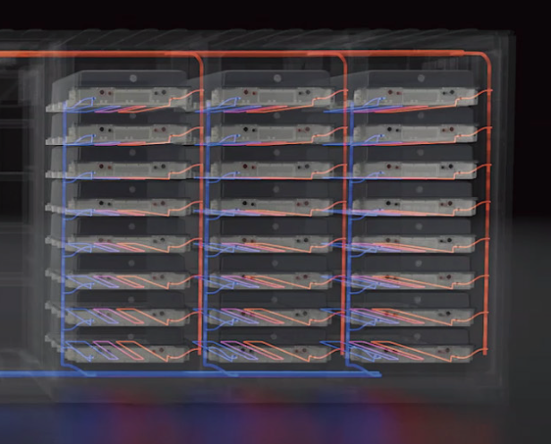 image of cooling system on battery compartment