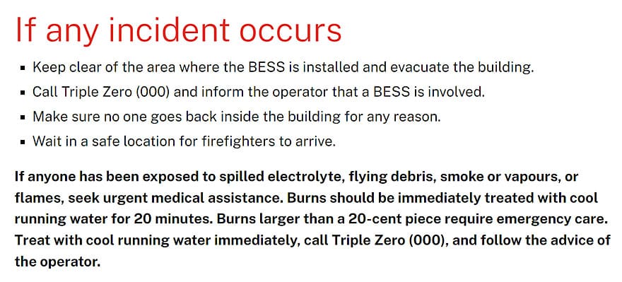 FRNSW battery incident advice