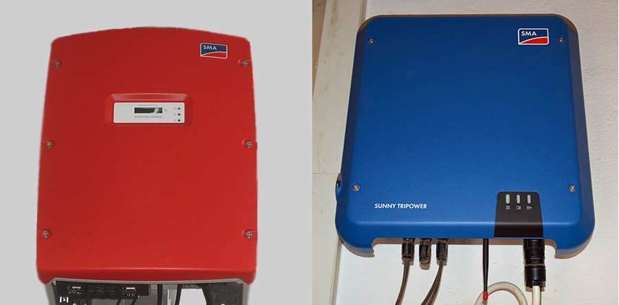 Two SMA inverters.