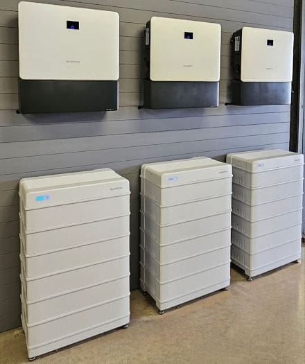 3 sungrow hybrid inverters