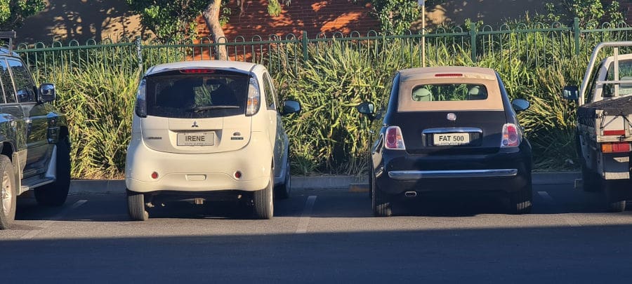small cars are easy to park