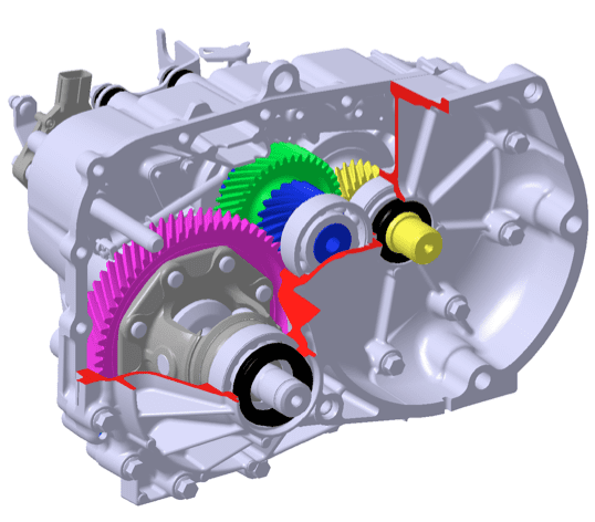 iMiev electric vehicle transmission