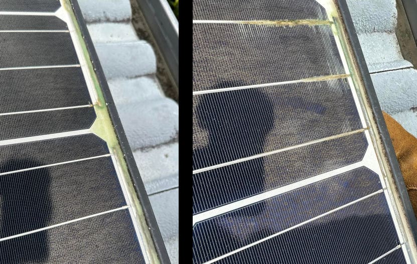 faulty solar panels