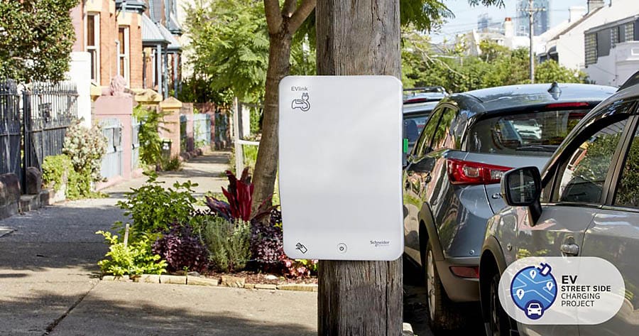 Power pole EV charging project