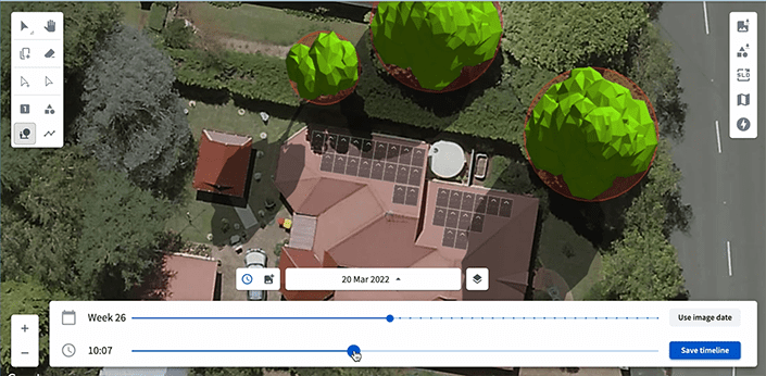 Shade mapping software screenshot