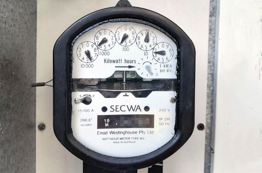 Spinning disc type electricity meter