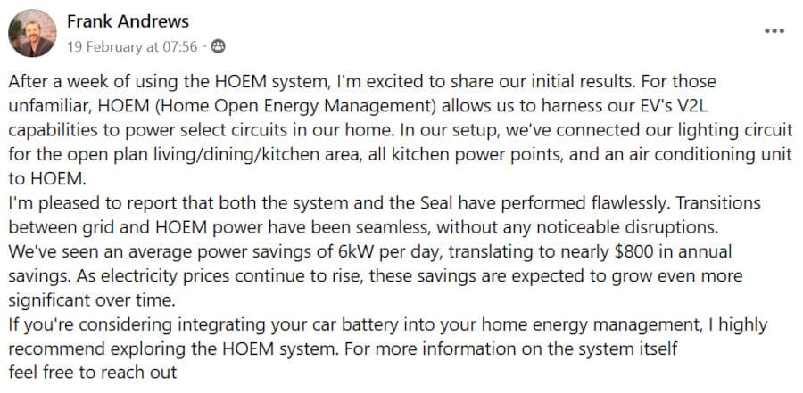 review of HOEM V2L device