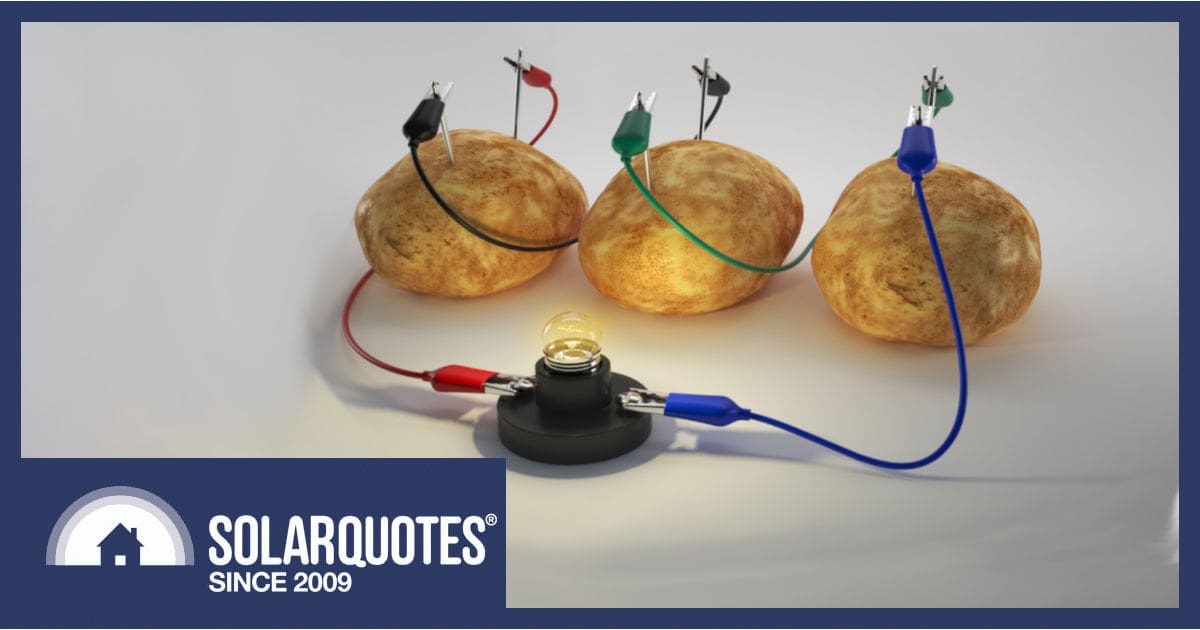 Potatoes as batteries