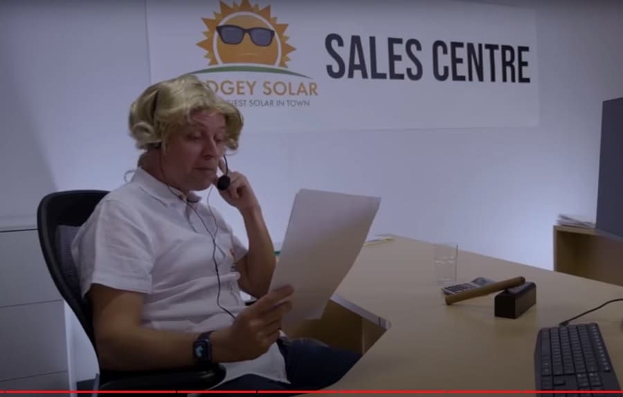 dodgy sales guy