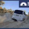 An EV leaves a trail of dust in its wake, representing how it leaves petrol cars behind through FBT tax exemptions.