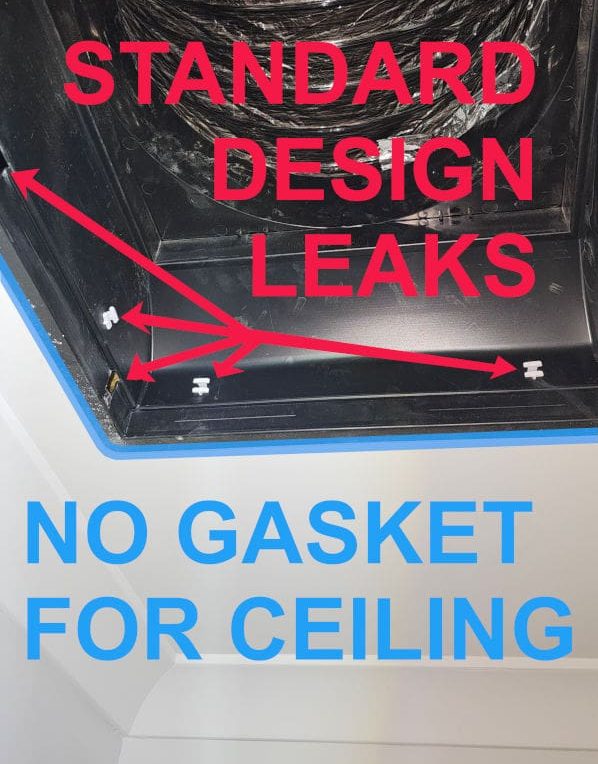 air conditioning register in a ceiling