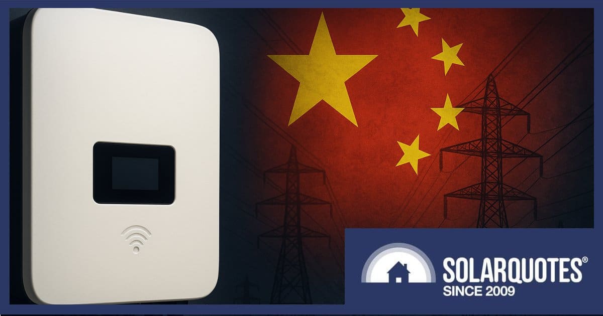 A Chinese solar inverter