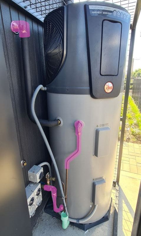 heat pump hot water tank