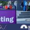 A voting booth