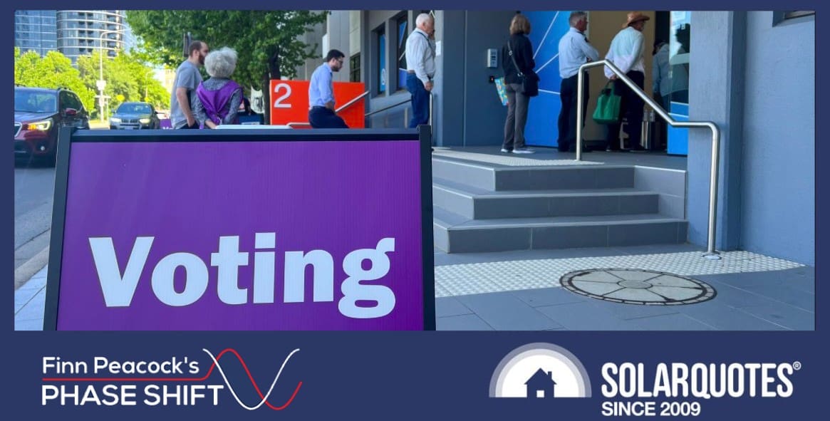 A voting booth