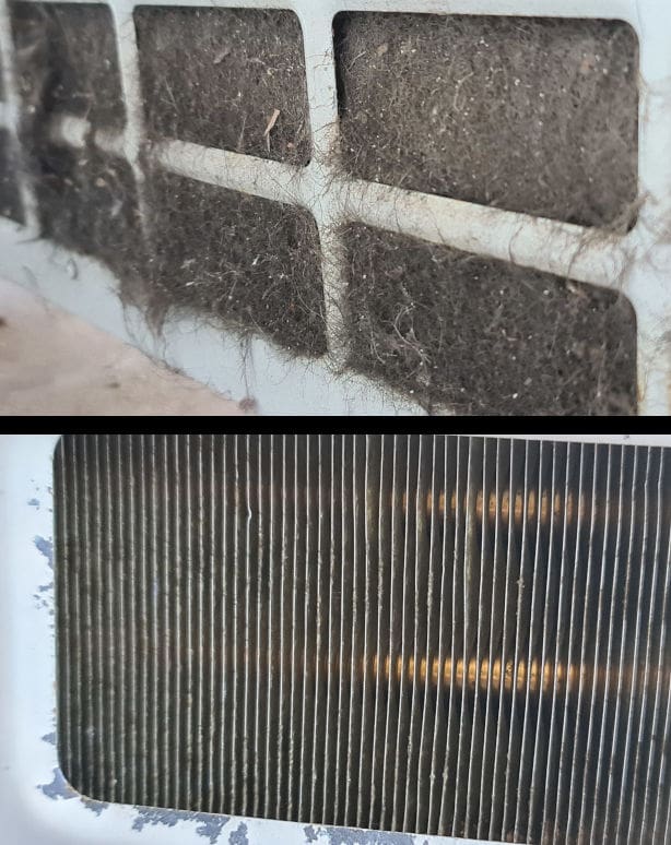 dirty air conditioner