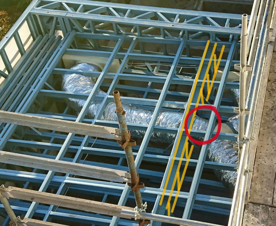 badly ducted air conditioning