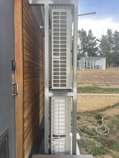 RCAC unit frozen over