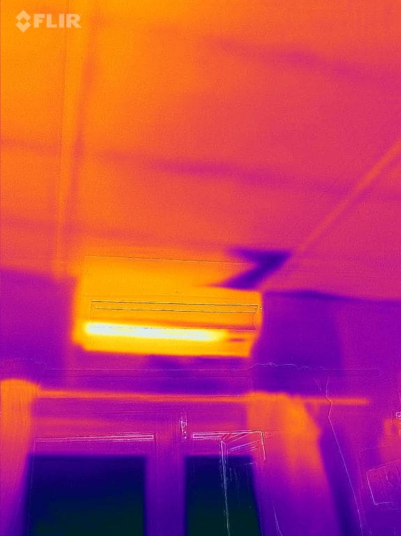 thermal image inside house