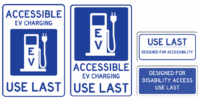 Accessibility signage