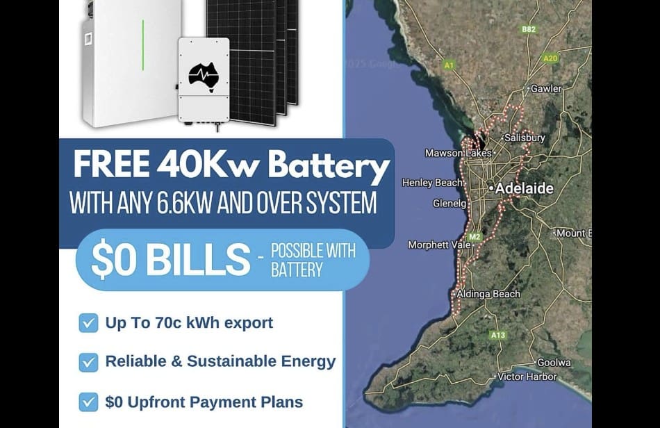 An ad promising a free battery
