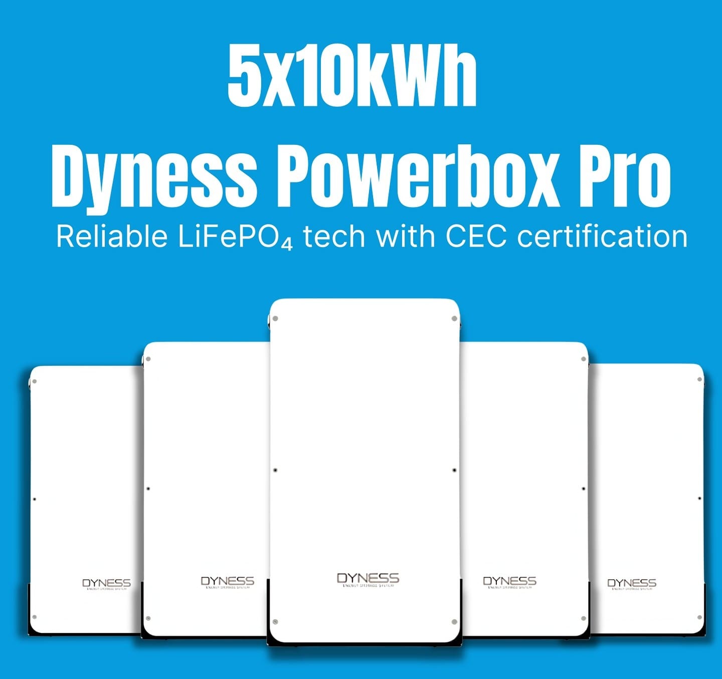 Ad advertisement for 50kWh hours of battery