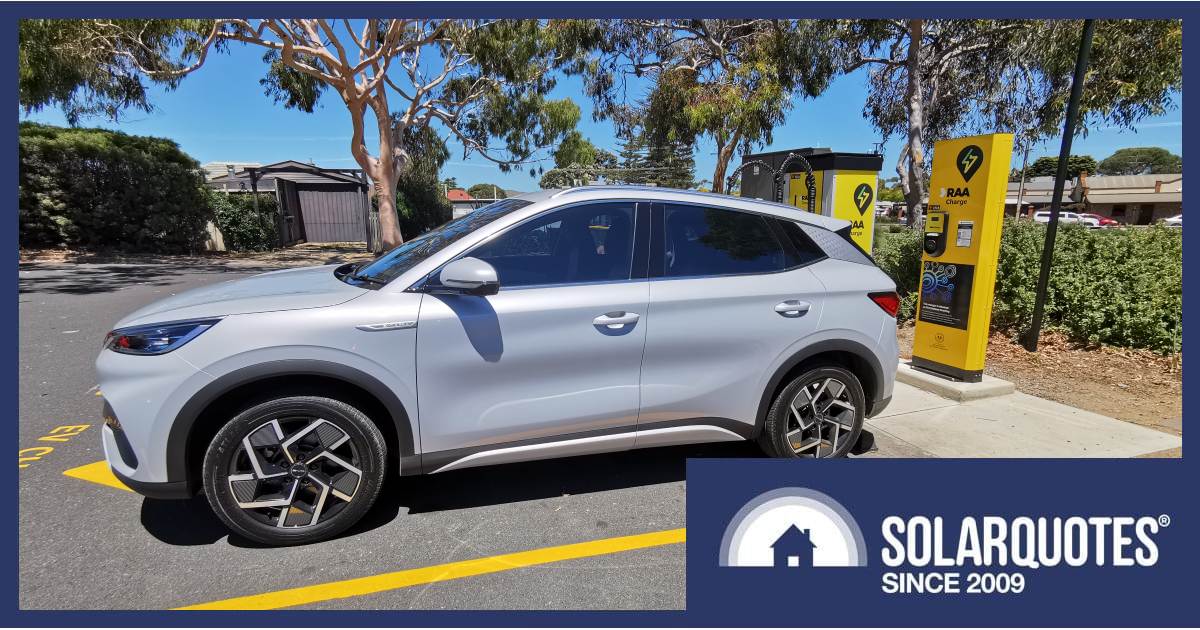 EV charging at an RAA station