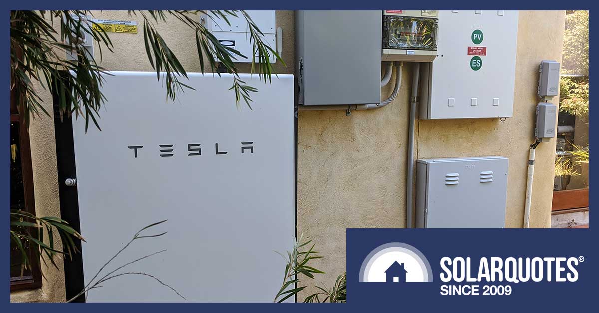Tesla Powerwall battery installation