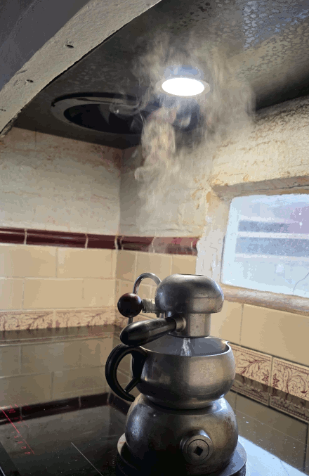 Atomic coffee machine