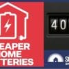 Home battery installation numbers.