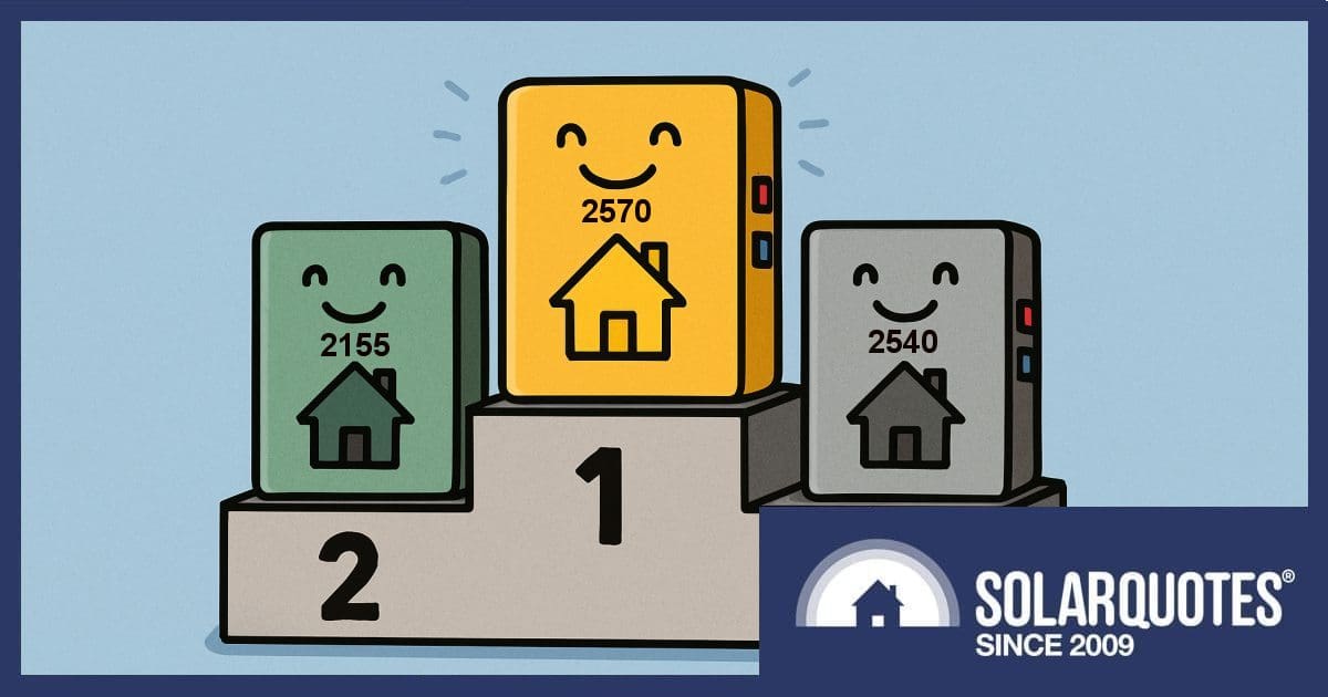 Home battery installation rankings
