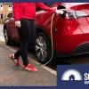 EV charging cable channel