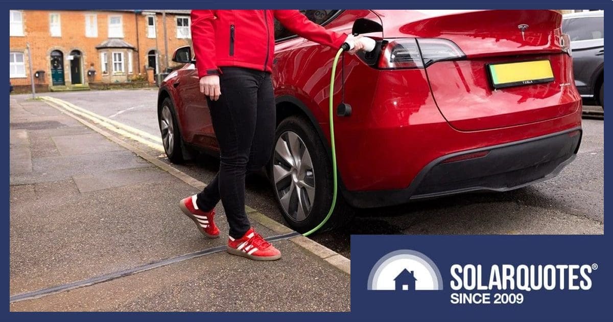 EV charging cable channel