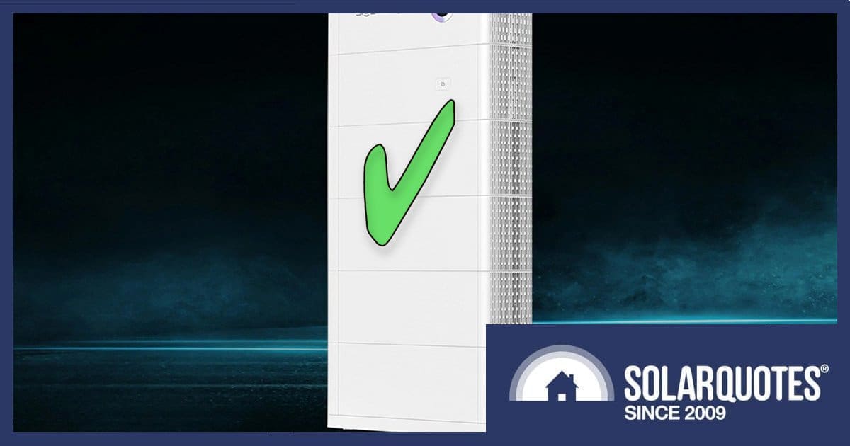 Sigenenergy approved for WA home battery rebate.