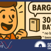 A man excited about a battery deal