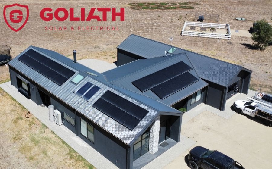Example solar installation - Goliath Solar & Electrical