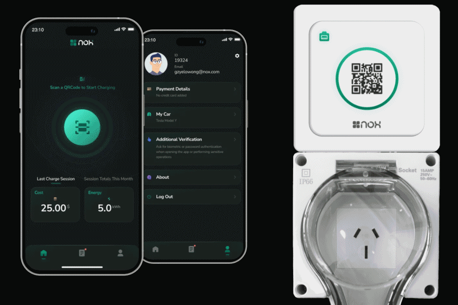 NOX Energy IPS and phone app