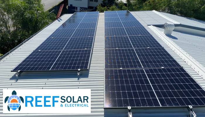 Example Reef Solar & Electrical installation.
