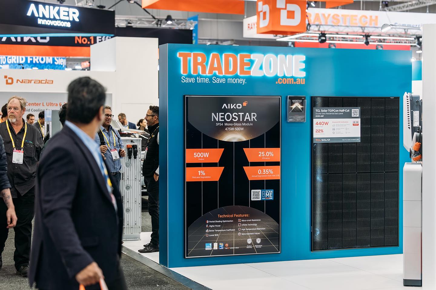 Aiko solar panels promoted at All Energy Australia