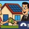 An Australian homeowner being paid to host a government-owned solar power system