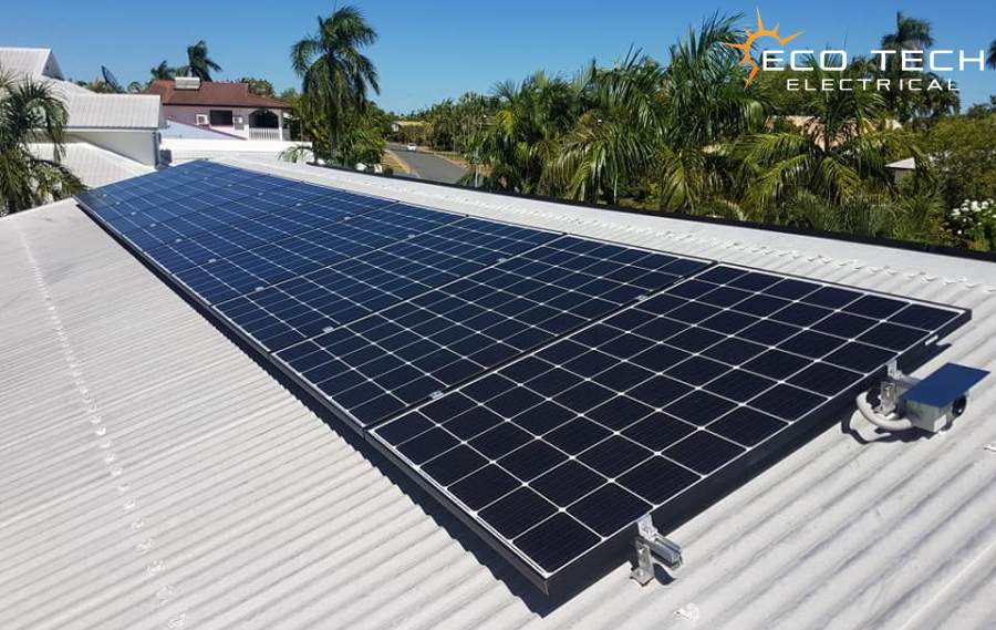 Example Eco Tech Electrical solar installation.
