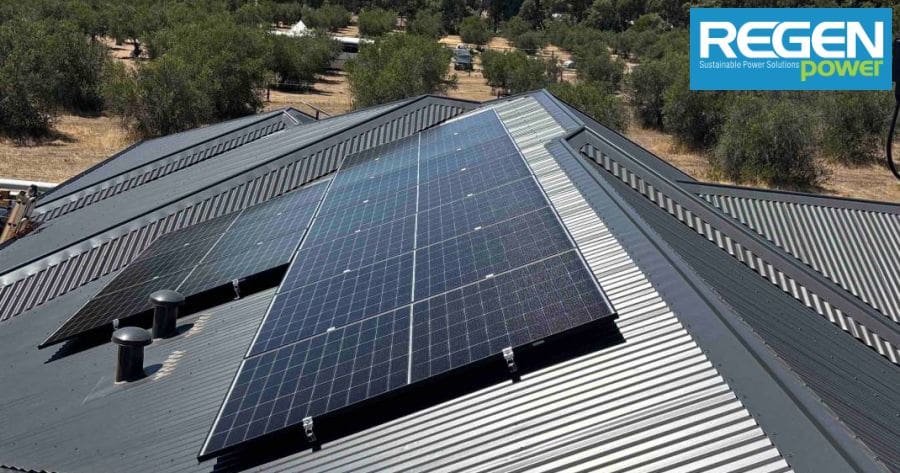 Example solar installation - Regen Power