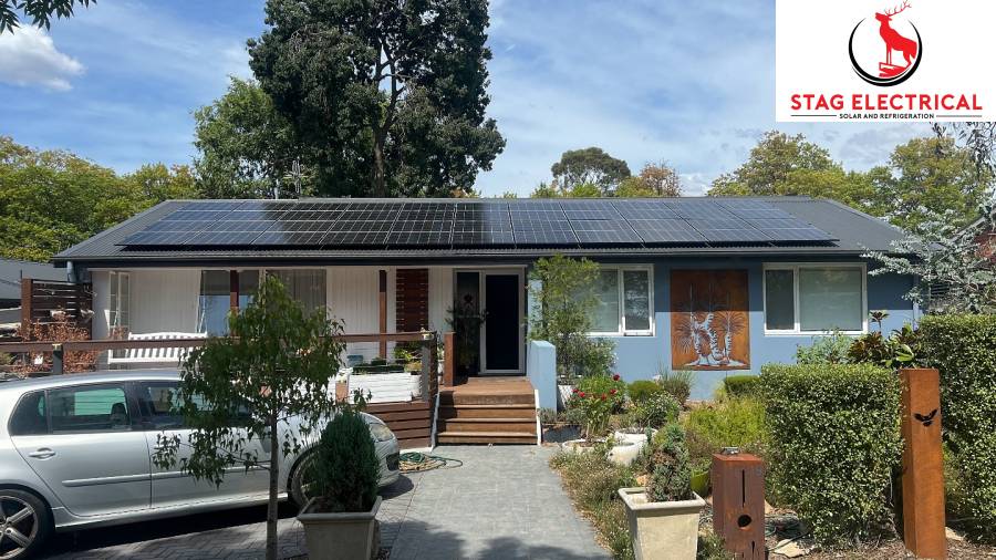 Example Stag Electrical solar installation