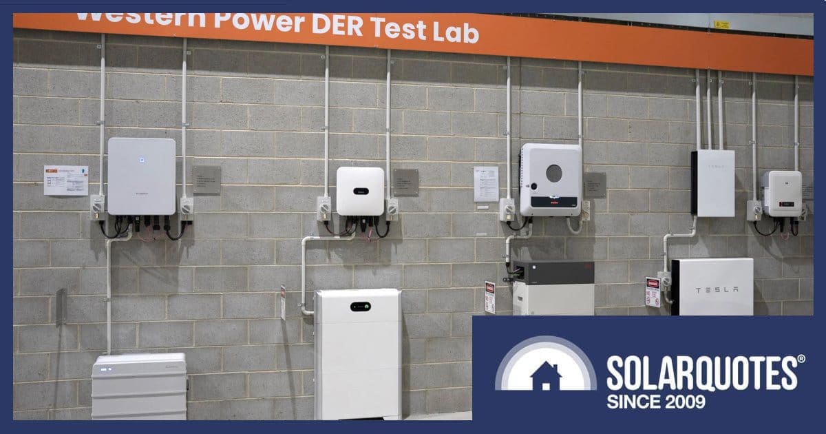 Western Power Distributed Energy Resources (DER) Test Lab
