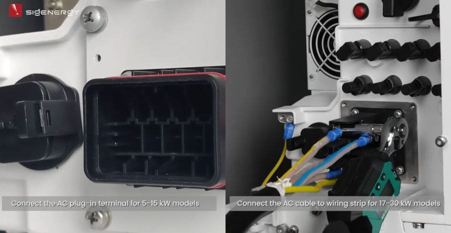 sigenergy inverter connection