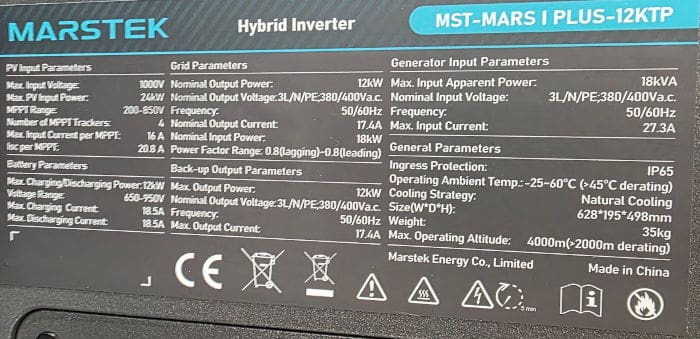 Marstek solar battery