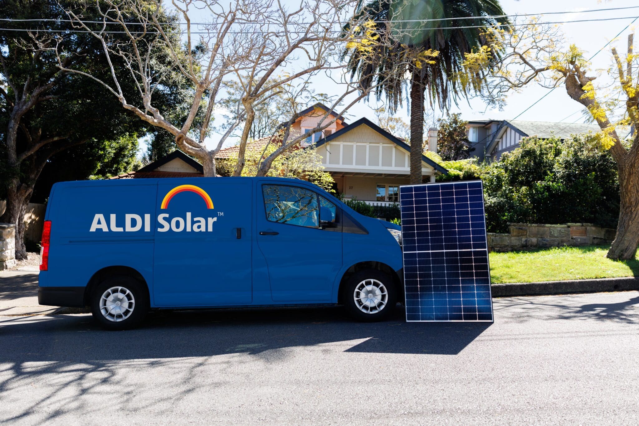 An Aldi Solar truck