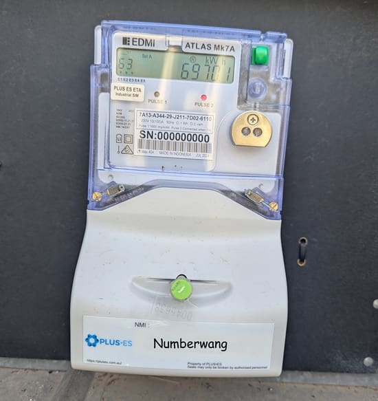 EDMI Atlas Mk7A single-phase smart meter.