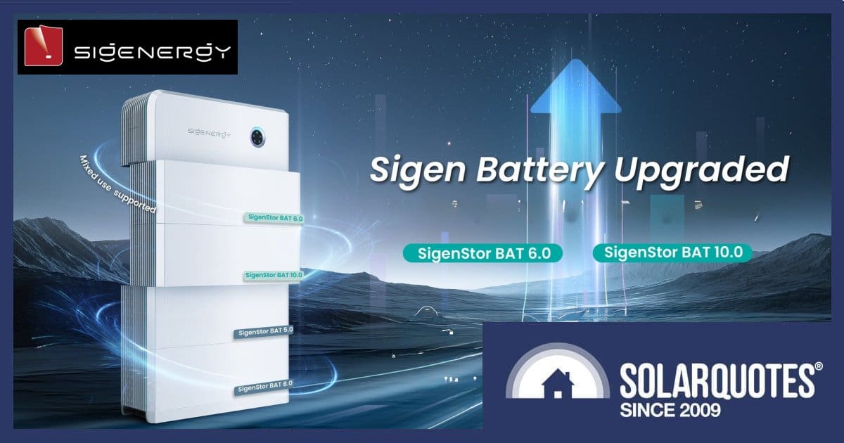 Sigenergy Sigenstor battery system.